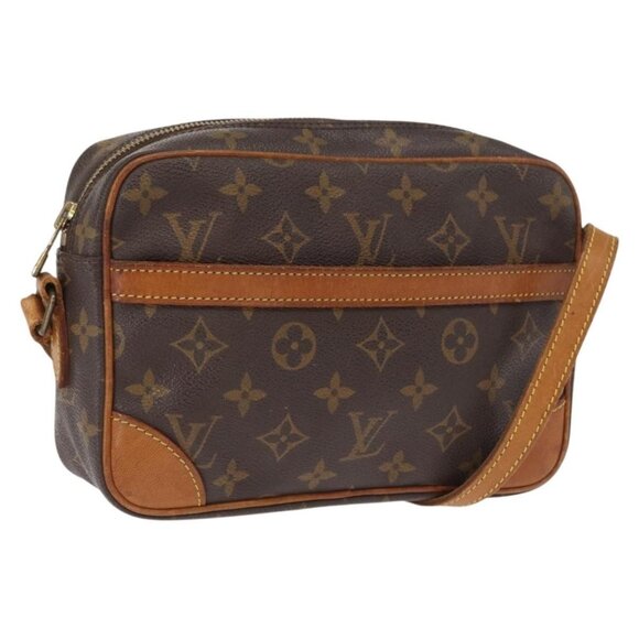 Authentic LOUIS VUITTON Monogram Trocadero 23 Shoulder Bag M51276 LV